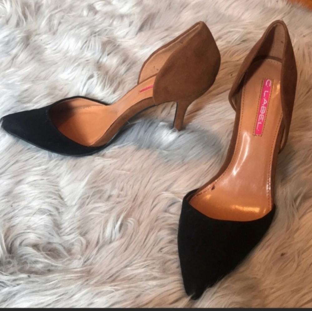 Black/Tan Heels